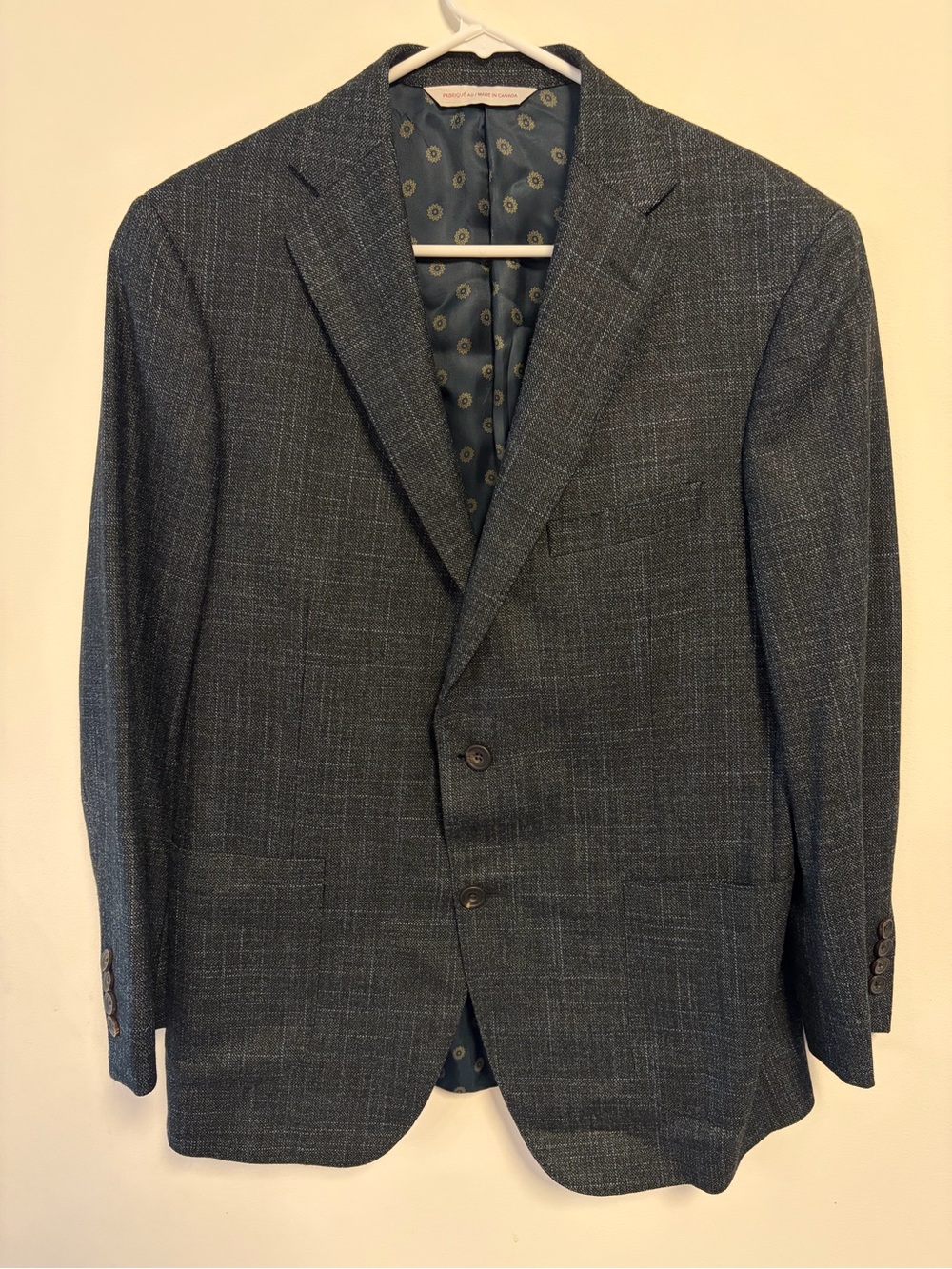 Samuelsohn Suit Jacket Sport Coat Men’s Loro Piana 40 Reg Custom Wool Cashmere